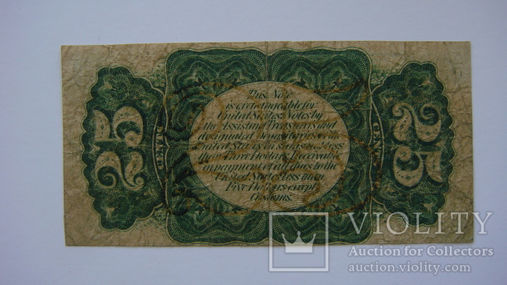 США 25 центов 1863, фото №3