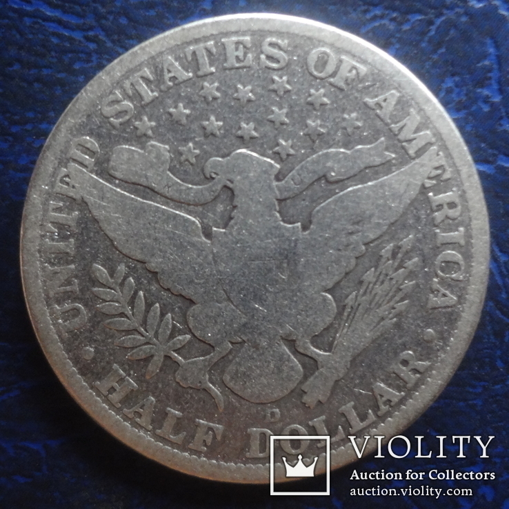 50  центов  пол доллара  1915  D  США  серебро   (Е.10.3)~, фото №3