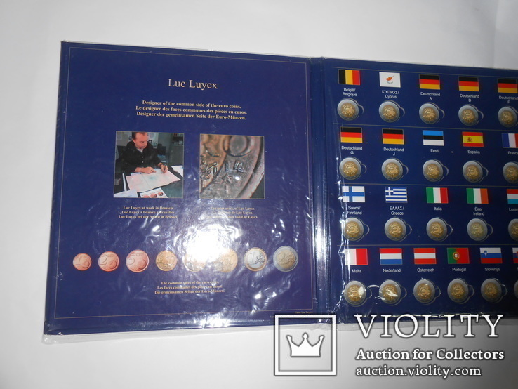 Альбом для монет фирмы Leuchtturm 10 лет Евро 2002-2012 Распродажа !, фото №3