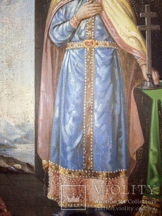 Икона Св. Равноапостольный В.К. Владимерь., фото №8
