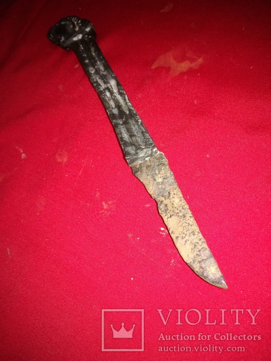 Реконструкция ножа скифы . ( Рукоять новодельная ), фото №4