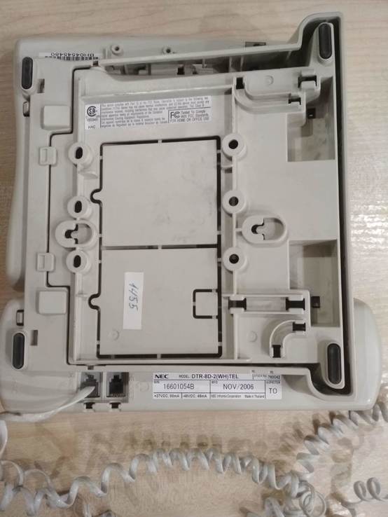 Системный телефон NEC DTR-8D-2 (WH), фото №3