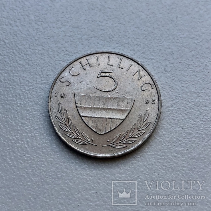 5 schilling (шиллингов) Austria 1993, фото №2