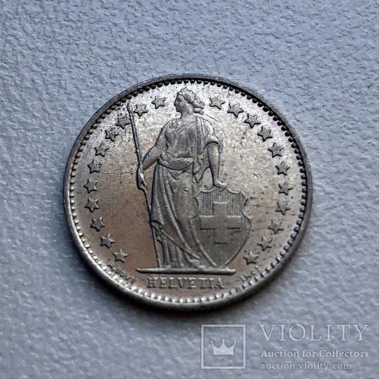 ½ franc (франка) Switzerland 1981, фото №3