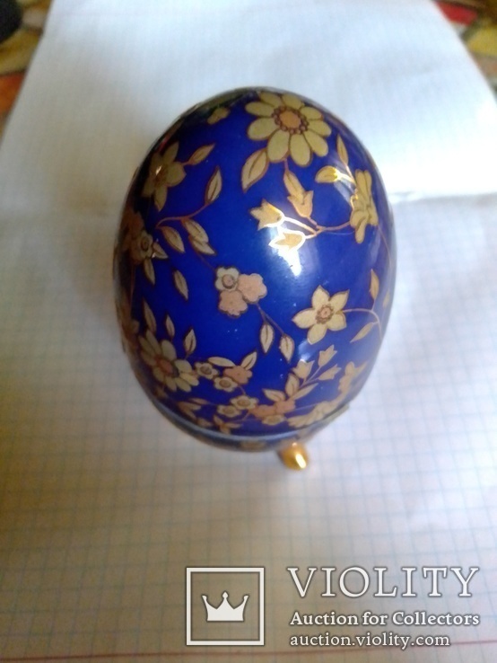 Сувенирное расписное яйцо. Керамика, фото №4