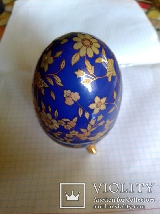 Сувенирное расписное яйцо. Керамика, фото №6