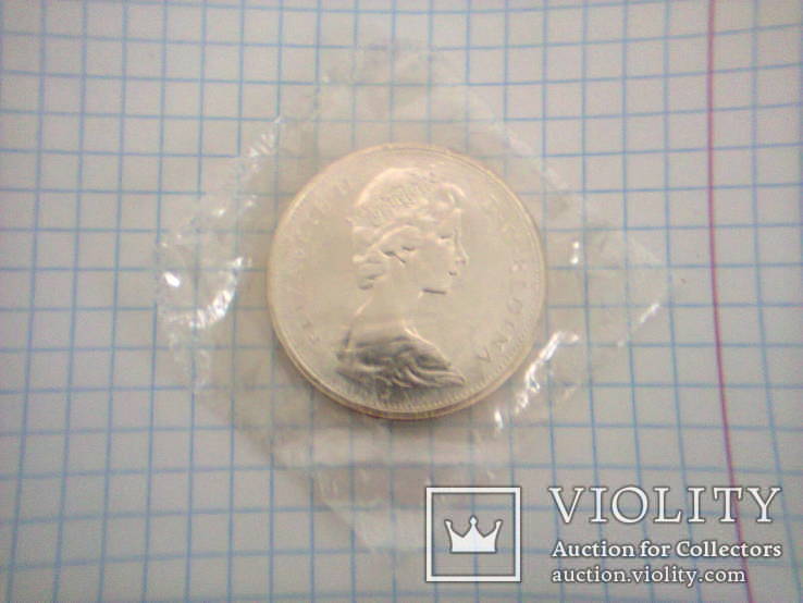 1 доллар Канада 1965 г.в. Серебро.В запайке.Prooflike/UNC, фото №4