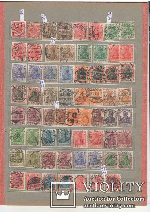 Коллекция марок Германия 64 штуки