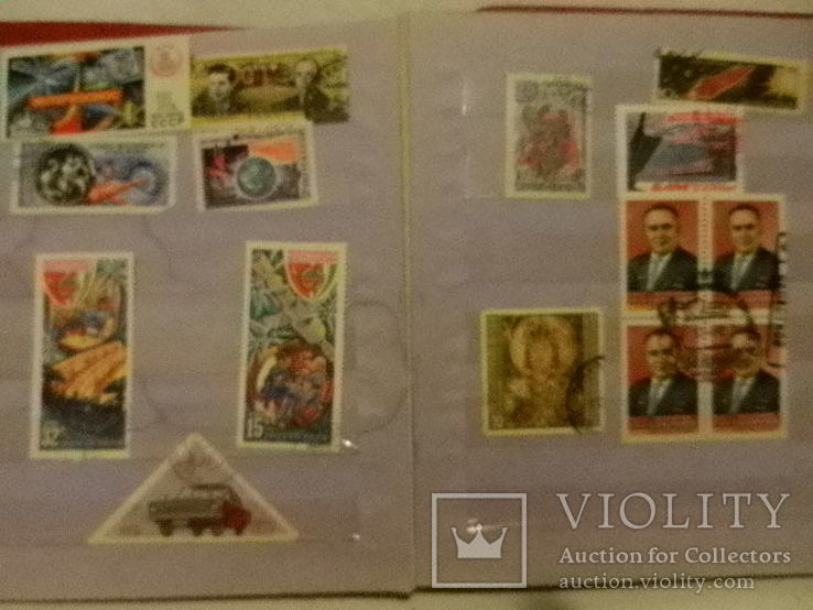 Альбом марок.222шт., фото №12