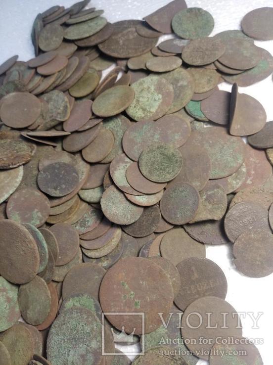 595  мідних монет Австро-Угорщини, фото №2