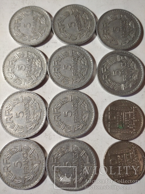 Монеты 5 и 10 франков, фото №7