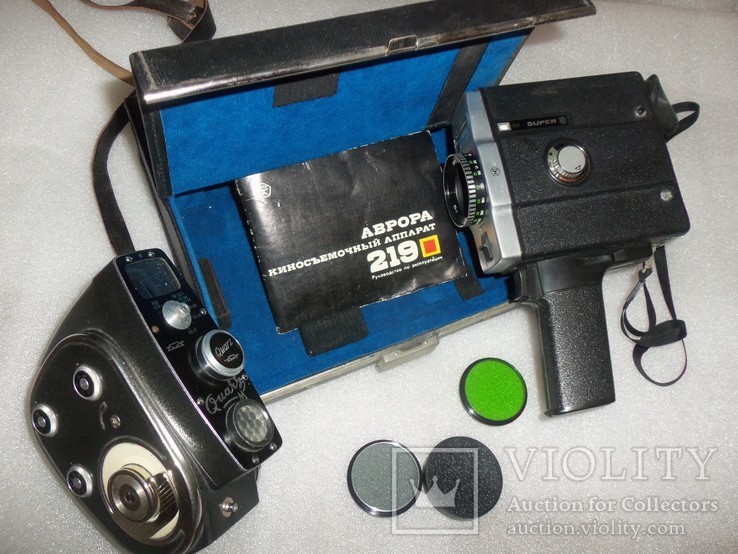Кинокамеры Аврора 219 и Кварц-М - Quarz-M.
