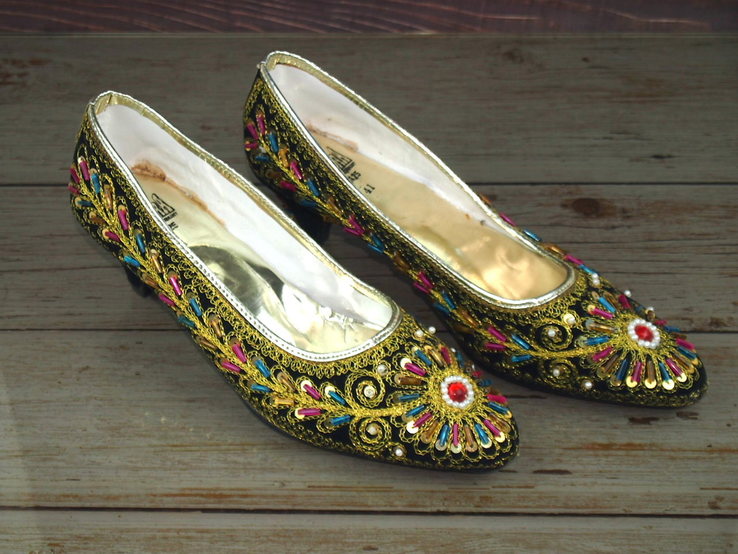 Туфли женские THARA  Бал Маскарад Вышивка  41-й размер Германия, photo number 3