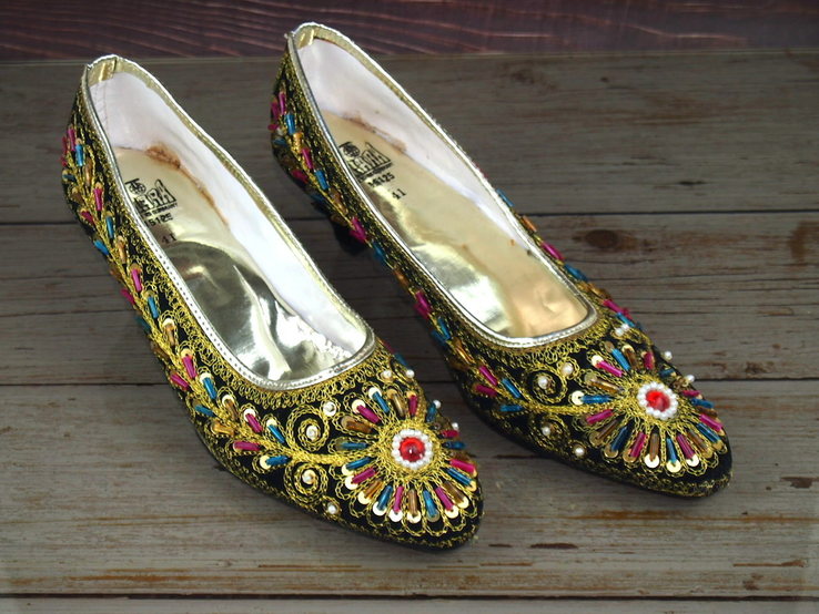 Туфли женские THARA  Бал Маскарад Вышивка  41-й размер Германия, photo number 2