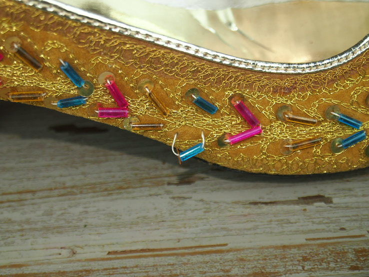 Туфли женские THARA  Бал Маскарад Вышивка  39-й размер Германия, photo number 9