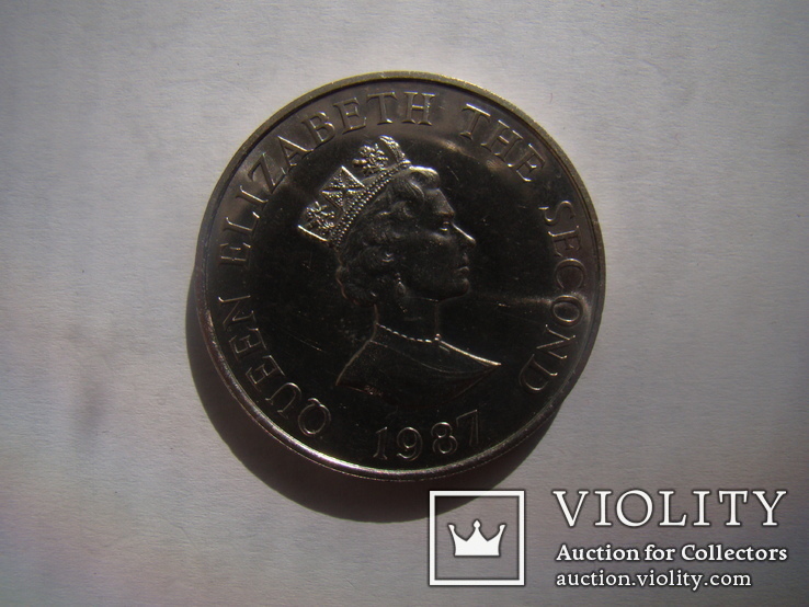 Монета 2 фунти, Джерсі, 1987 р., фото №7