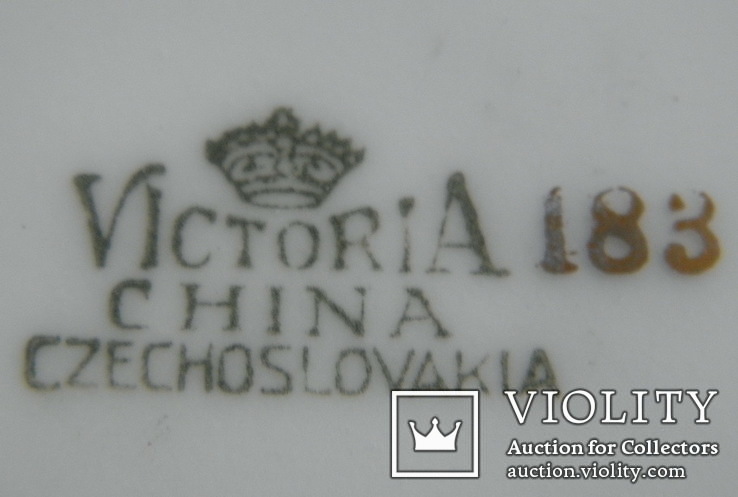 Кофейный сервиз (Victoria china czechoslovakia), фото №4