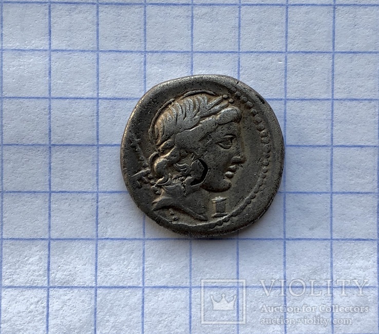 Денарий Публия Крепусия 82 г. до н.э., фото №4