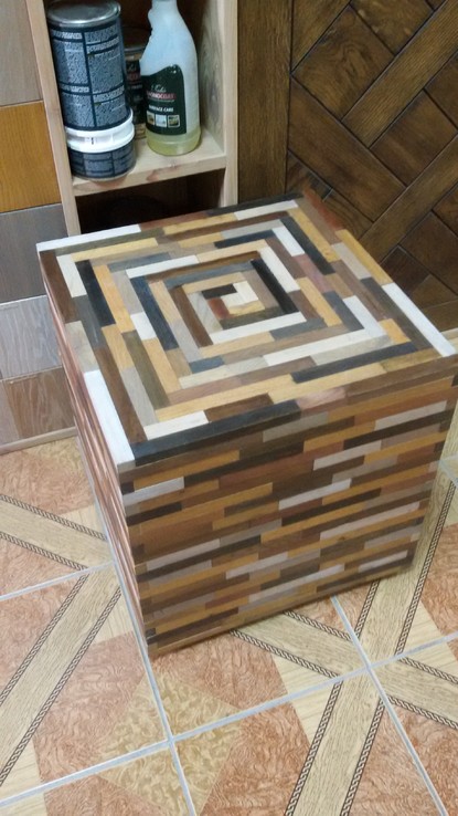 Куб підставка в стилі loft, фото №6