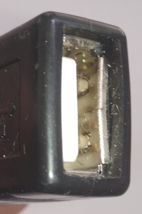 USB-переходник ("папа-мама") с металлогофрозащитой, фото №6