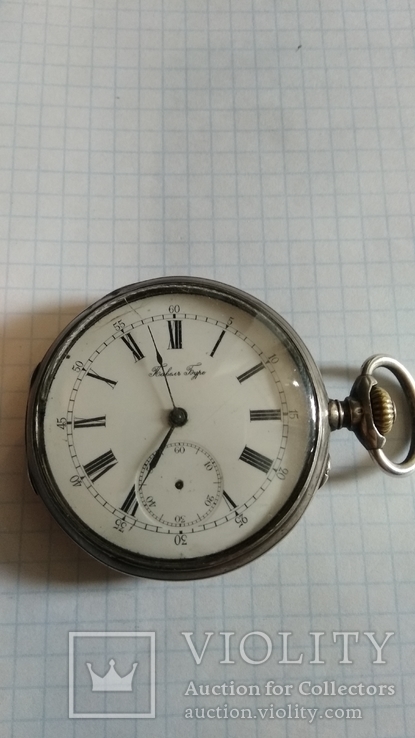 Часы Павел Буре серебро, фото №2