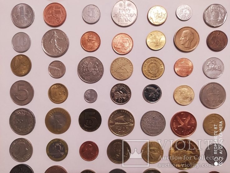 Монеты мира без повторов 100 штук, фото №3