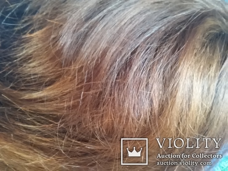 Шиньон из натуральных волос ручной работы  35 см., фото №13