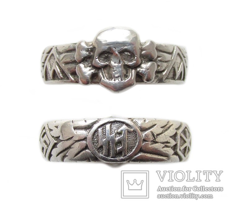 III REICH наградное кольцо СС (SS) Тотенкопф Totenkopf копия., фото №4