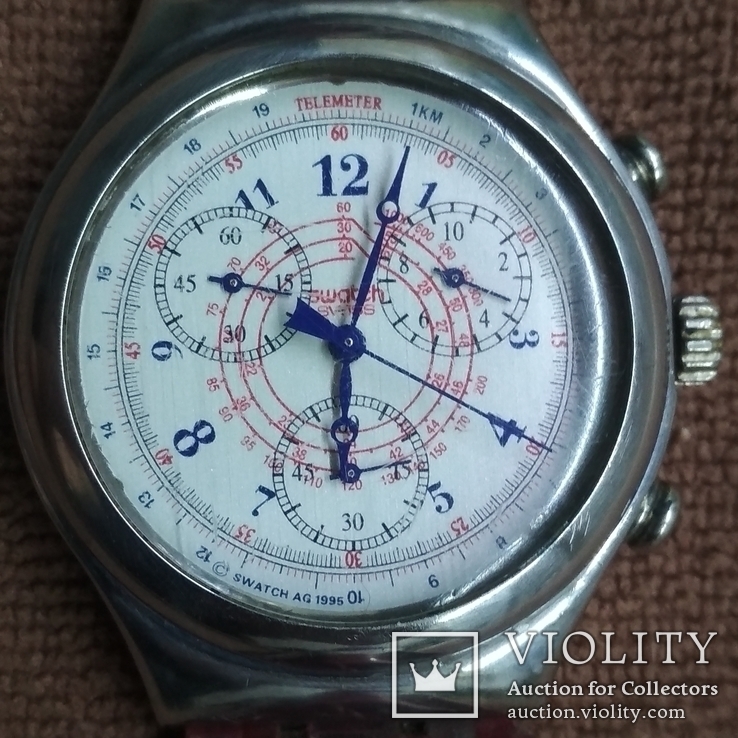 Часы хронограф Swatch AG 1995, фото №4