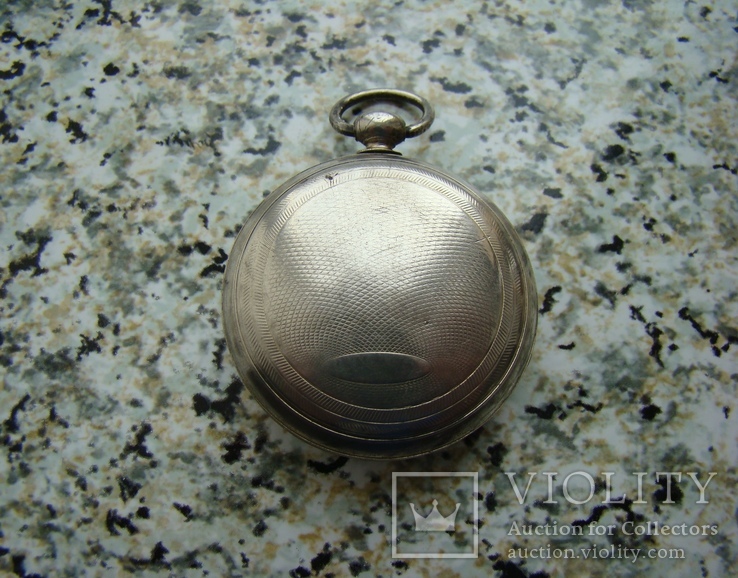 Часы карманные шпиндельные начало XIX века серебро позолота, фото №4