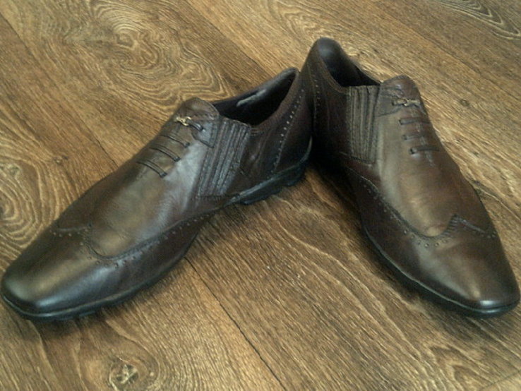 Bello - фирменные кожаные туфли разм.41, photo number 5