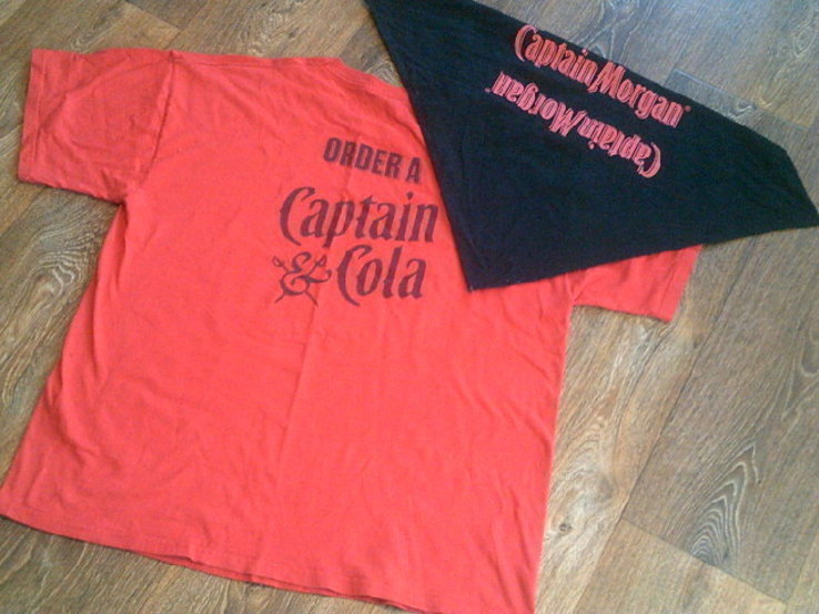 Captain Morgan - 2 футболки + бандана, numer zdjęcia 11