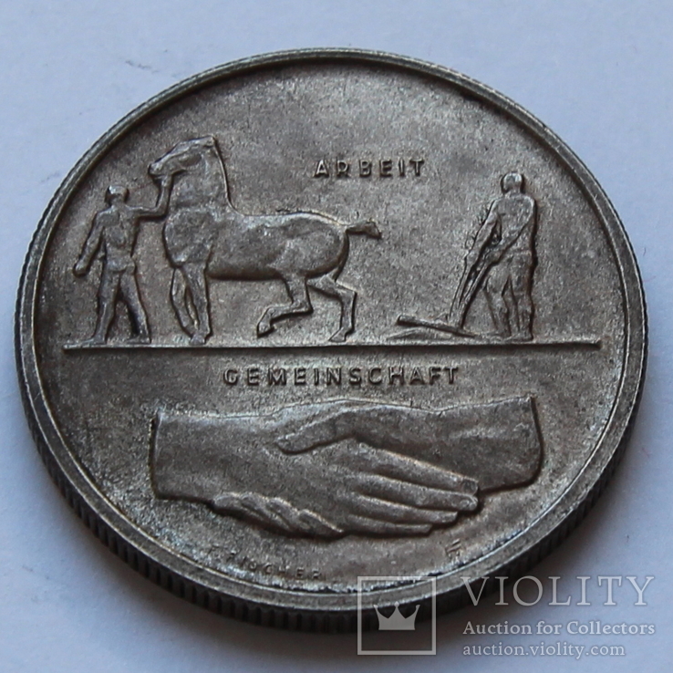 5 франков 1939 Швейцария. серебро 19,58 г