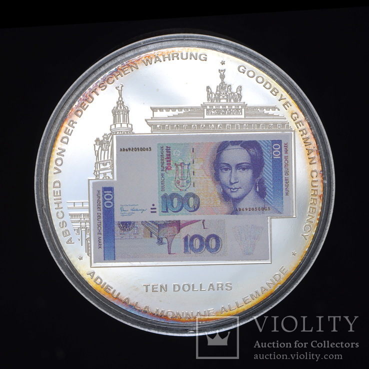 10 Долларов 2002 Банкнота 100 Марок Германия, Либерия