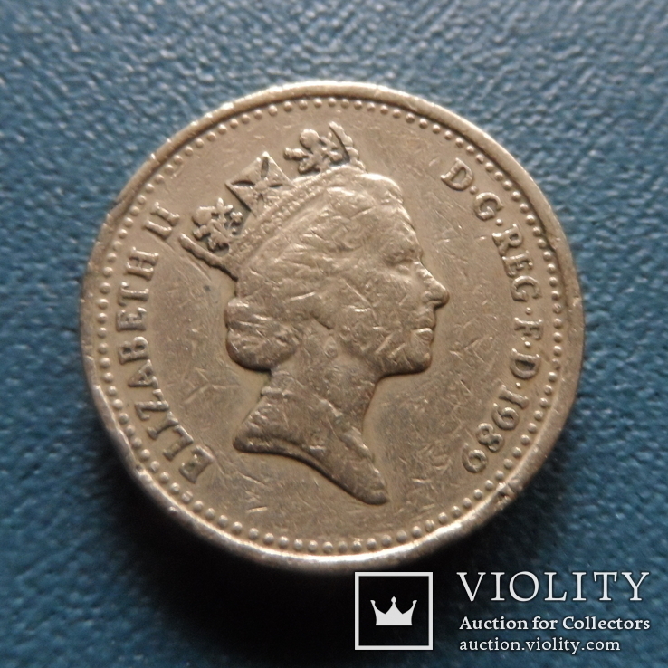 1 фунт 1989   Великобритания   (5.7.2)~