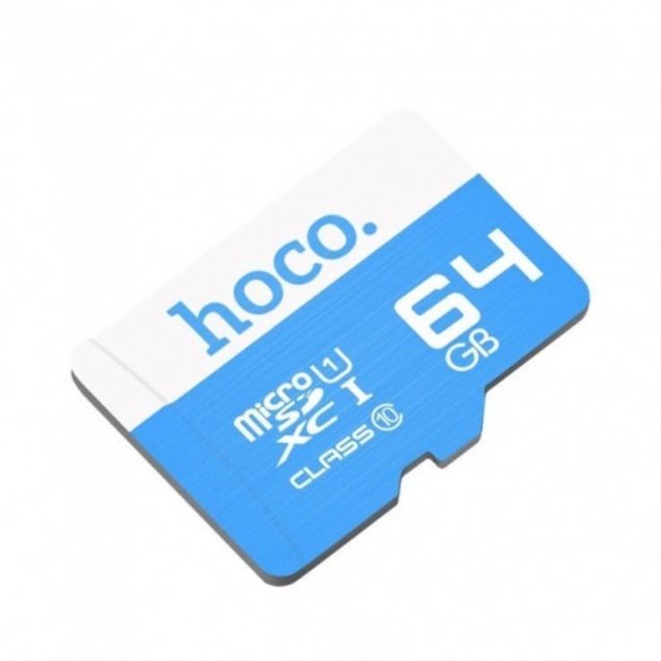 Карта памяти Hoco Micro SDHS 64GB Синяя. Class 10, photo number 3