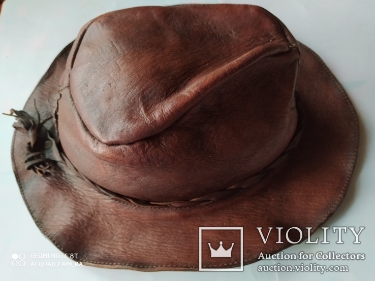 Шляпа Капелюх шкіряний Англія початок 20 століття., фото №9