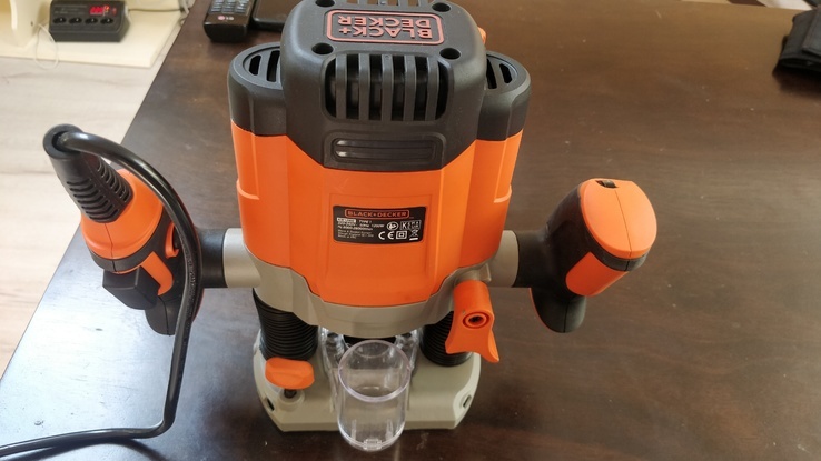 Фрезер Black+Decker KW1200E 1200 Вт 6-8 мм, numer zdjęcia 3