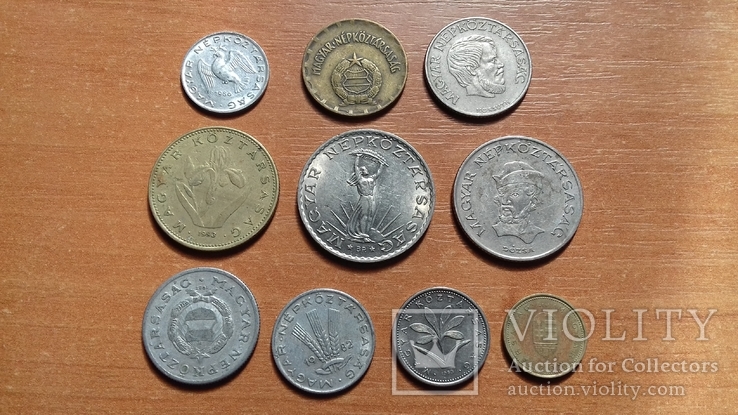 Монеты Венгрии - 10 штук, фото №2