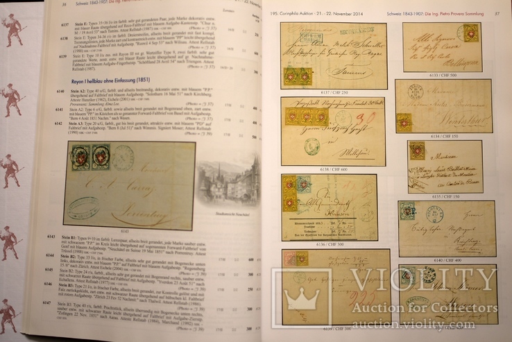 Каталог аукциона ‘‘Corinphila Briefmarken-Auktion Schweiz’’ 2014, фото №3