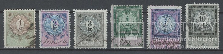 36 Австро-Венгрия 1893, налоговые марки