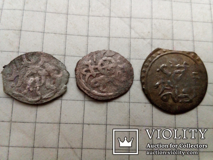 Монеты мусульманских династий - 3шт, фото №3
