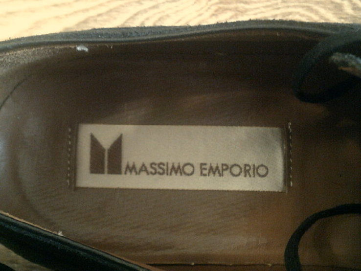 Massimo Emporio  - фирменные кожаные туфли р.44, фото №8