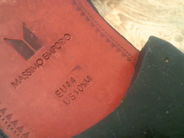 Massimo Emporio  - фирменные кожаные туфли р.44, фото №9