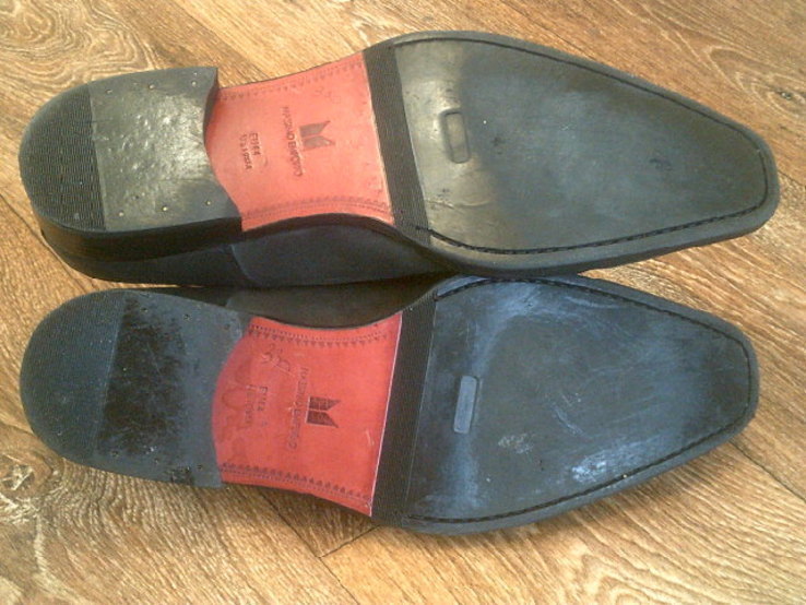 Massimo Emporio  - фирменные кожаные туфли р.44, фото №10