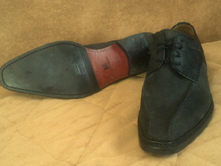 Massimo Emporio  - фирменные кожаные туфли р.44, фото №13