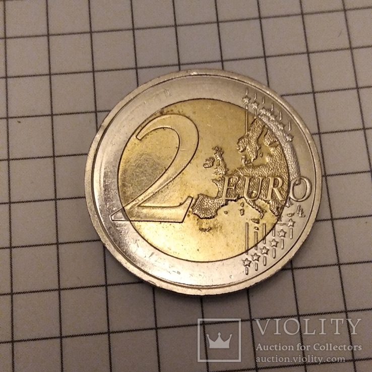 2 евро Андорра 2017, фото №3