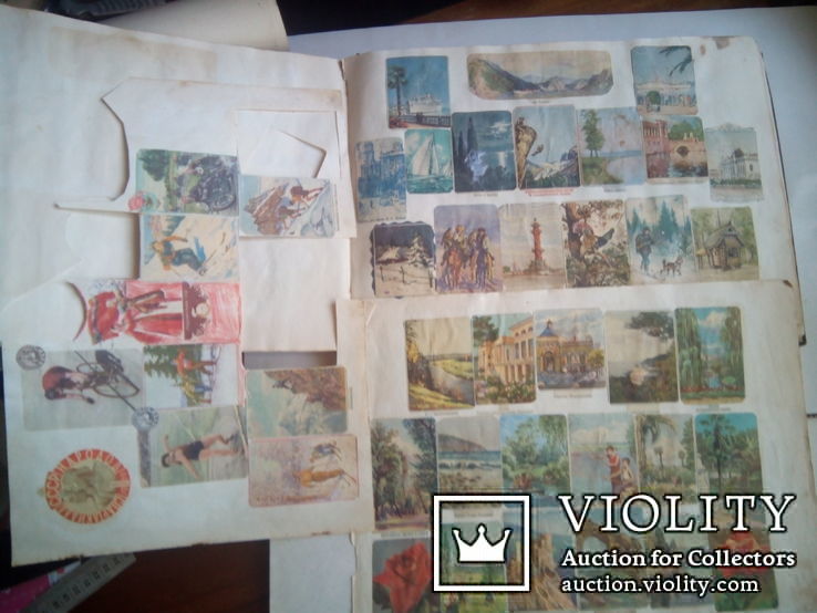 Альбом с вырезками из почтовых конвертов (34листа), фото №12