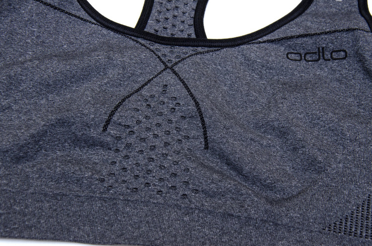 Бесшовный топ Odlo Sports Bra Seamless. Размер S, фото №3