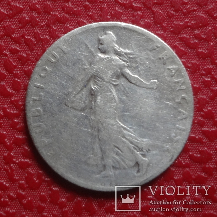 50 сантимов 1910  Франция  серебро   (Б.1.1)~